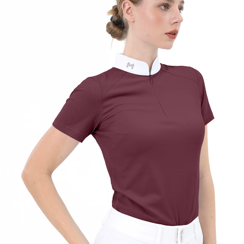 Polo Shirt Equestrian - Женская профессиональная футболка-поло с коротким рукавом