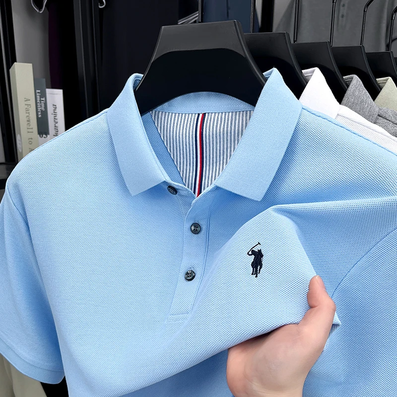 Polo Shirt Equestrian - Мужская футболка-поло из 100% хлопка с
