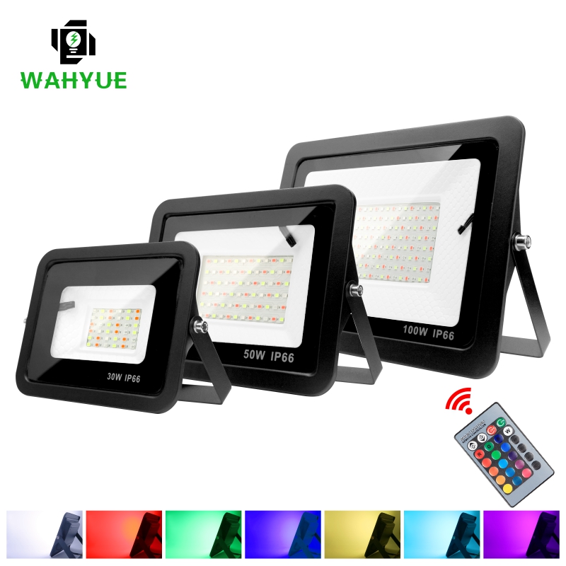 Outdoor Spotlight - Уличный RGB прожектор 30 Вт, 50