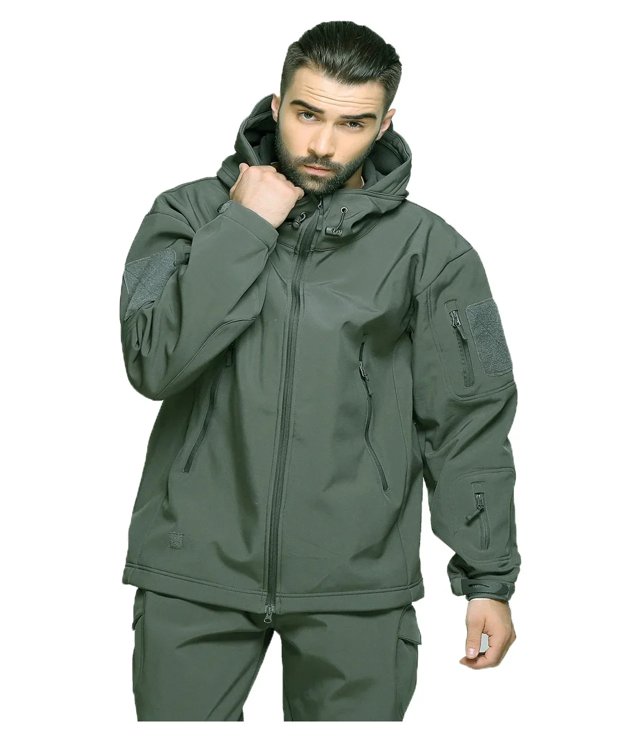 Outdoor Sport Jacket Men - Весенне-осенняя тактическая флисовая мужская теплая полярная