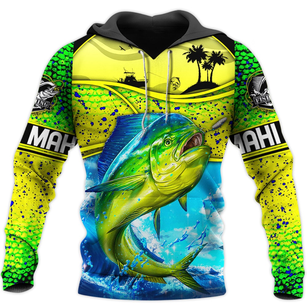 Худи с принтом тунца для мужчи – обзор и цена Outdoor Sport Hoodie