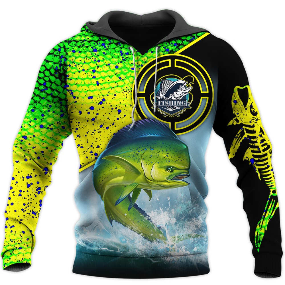 Худи с принтом тунца для мужчи – обзор и цена Outdoor Sport Hoodie