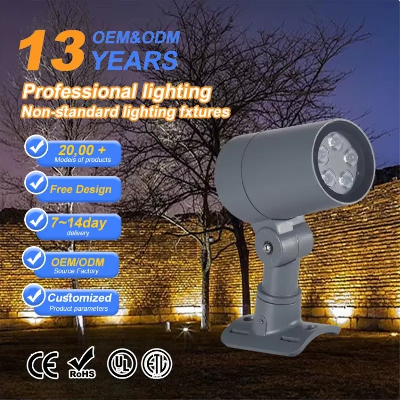 Светодиодный ландшафтный свети – обзор и цена Outdoor Spotlight