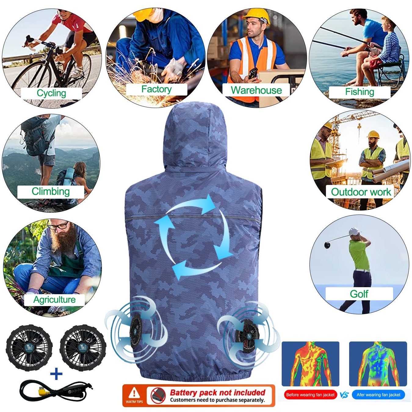 Летний спортивный вентилятор 1 – обзор и цена Outdoor Sport Jacket Brand